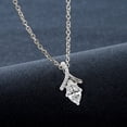 thumbnail image 3 of Diamond Pendant Necklace For Women | 2 Carat IGI Certified Marquise Shape Lab Grown Diamond | Priscilla Slider Lab Diamond Pendant Necklace 14K White Gold | FG-VS1-VS2 Quality | Friendly Diamonds, 3 of 6
