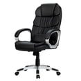 thumbnail image 4 of Gymax Ergonomic Office Task Chair High Back Leather Swivel w/ Lumbar Support, 4 of 10