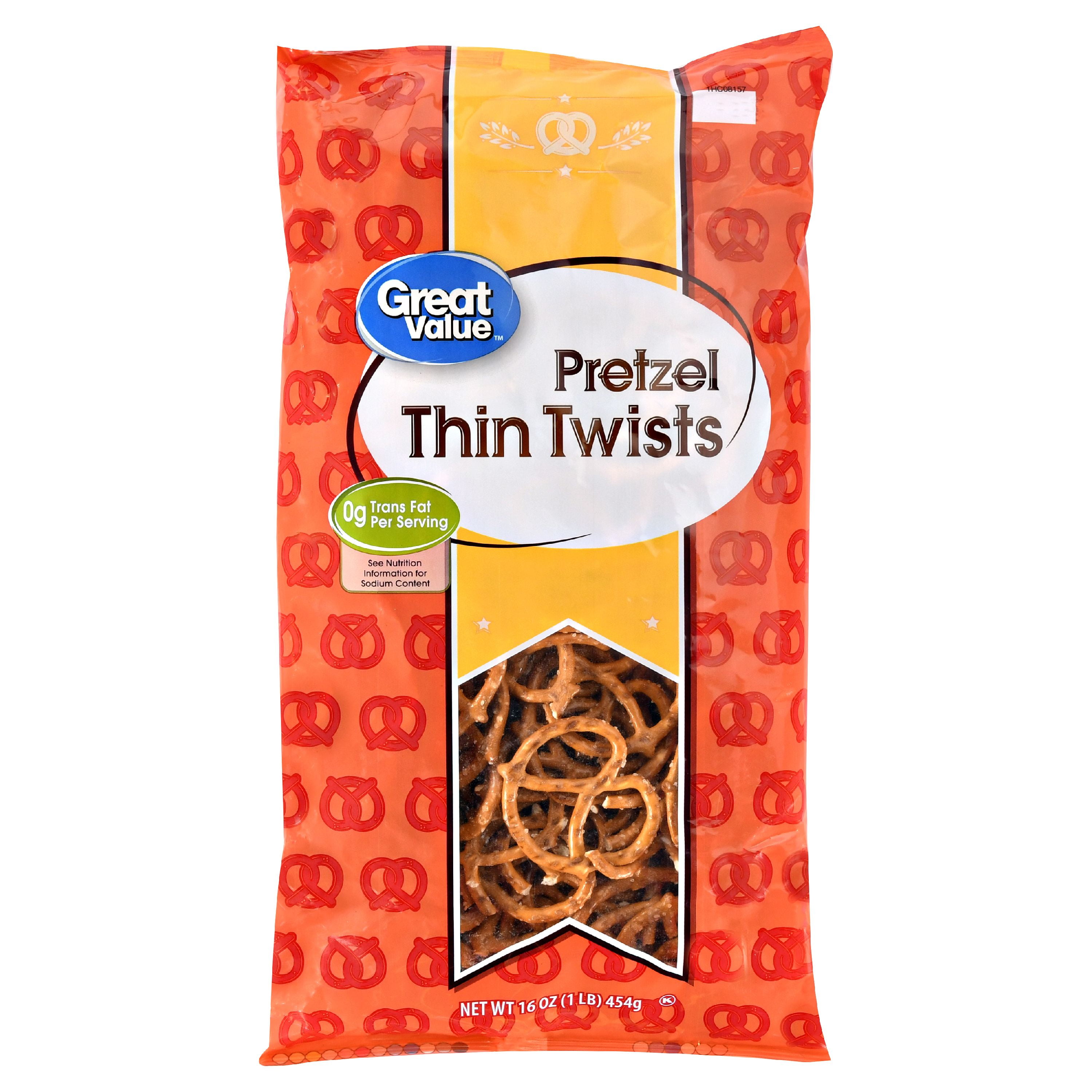 Great Value Thin Twist Pretzels 16 Oz.