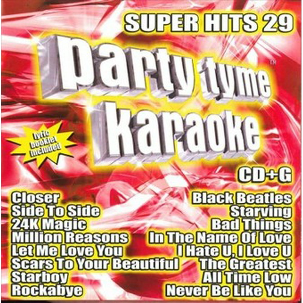 Various Artists Party Tyme Karaoke Super Hits Vol 29 Cd 