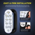 thumbnail image 4 of Luces traseras para remolque Nilight, 6 LED ovaladas, 10 LED, para autocaravanas y camiones, 4 of 8