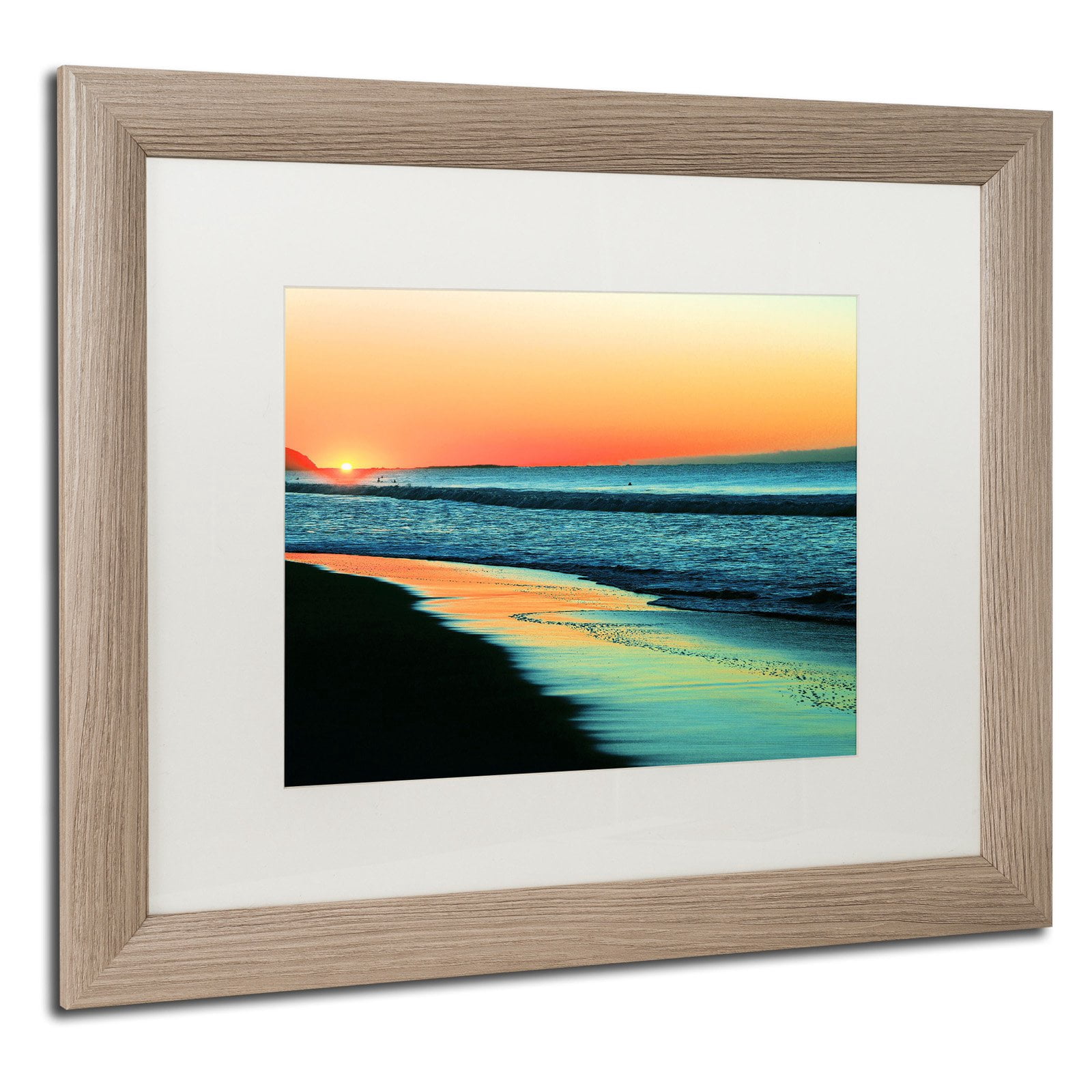Trademark Fine Art "Good Morning" Framed Canvas Art by Beata Czyzowska Young