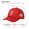 thumbnail image 4 of I Pee in The Lake Baseball Cap Classic Solid Color Adjustable Mesh Baseball Cap for Men Women Black, 4 of 7