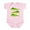 Petal Pink, variant on - Mahi Mahi Dolphinfish 3 - Baby Light Bodysuit, Size Newborn - 24 Months