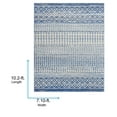 thumbnail image 5 of Livabliss Area Rugs for Living Room, 8x10 Elaziz Global Blue Rug, Bedroom Dining Room Home Decor Stain Resistant Carpet (7'10" x 10'2"), 5 of 8