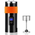 thumbnail image 1 of Sulypo Portable Coffee Maker 8 oz,Mini Electric Percolator Coffee Pot For Single Serve As Espresso Machine With 304 Stainless Steel Electric Kettle Ac Black, 1 of 6