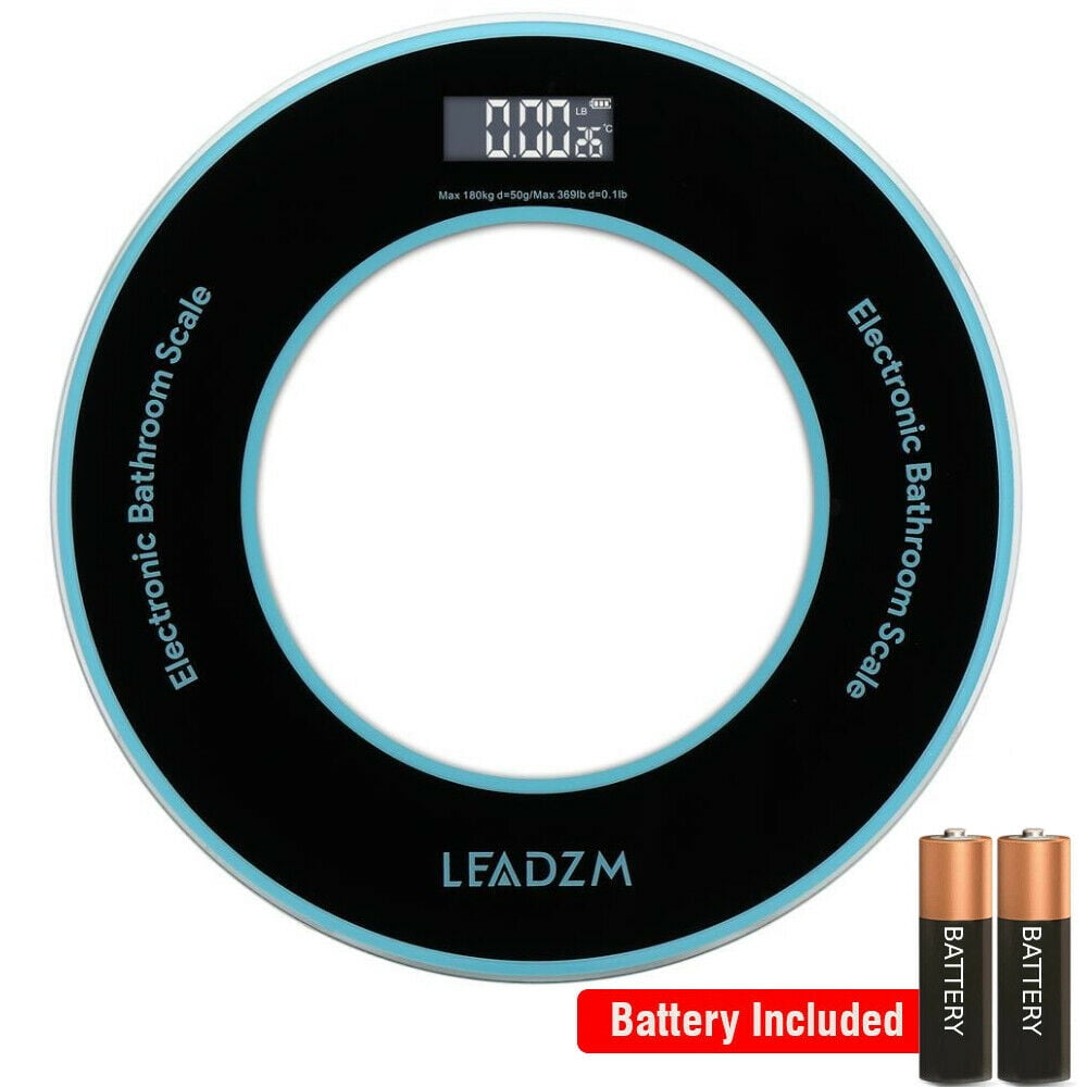 Digital Body Weight Bathroom Scale with Step-On Technology, 400 Lb, Body Tape Measure Included