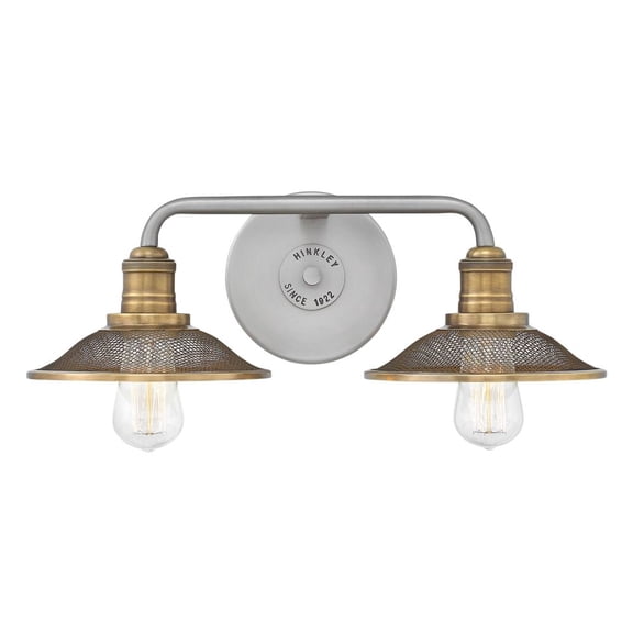 Hinkley Lighting - Two Light Bath - Rigby - 2 Light Bath Vanity in Industrial