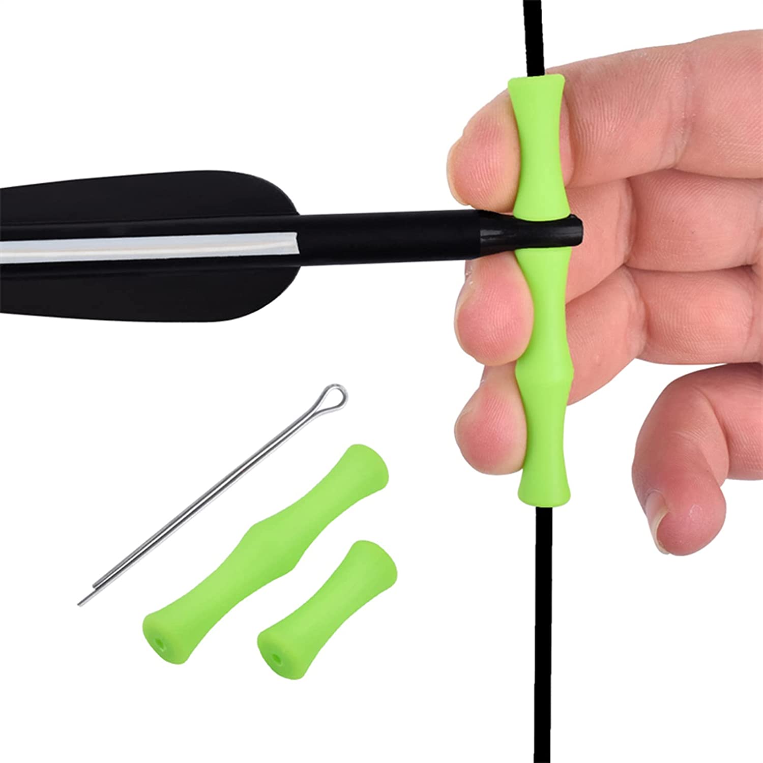 Bow String Finger Savers Archery Finger Guard Recurve Bow Finger Tabs String Finger Rollers
