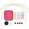 thumbnail image 2 of Flexible Interchangeable Crochet Hook Set, Circular Knitting Needle, Women Girls For Socks Sweaters, 2 of 8