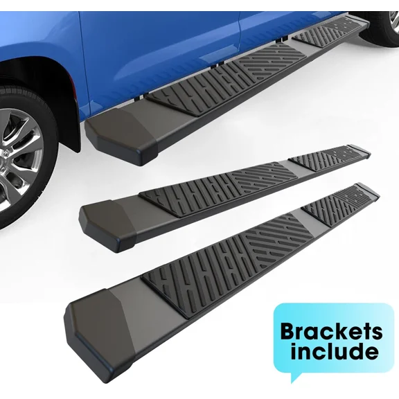 AutoBull 6" Running Boards for 2005-2023 Toyota Tacoma Double Crew Cab Black Side Step Nerf Bars