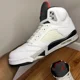 thumbnail image 2 of Ni - ke Ni - ke Jordan 5 Retro “White Cement 2017” 136027 104 Size 9 “NO Box”, 2 of 5