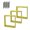 Yellow 1/2, variant on XGGYA 1/4” Double Gang Receptacle Outlet Box Extender,Yellow Electric Box Extender with Screws,Complies with Applicable Electrical Codes,3Pack