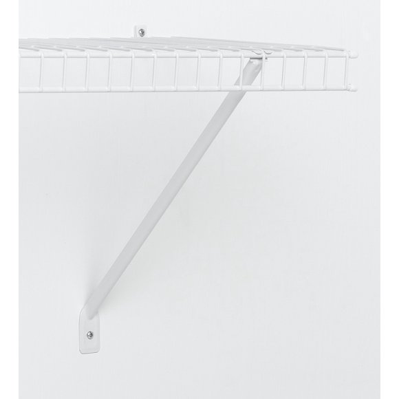 ClosetMaid 12-Inch Shelf Support Brackets, White, 12-Pack #1775