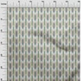 thumbnail image 2 of oneOone Georgette Viscose Fabric Ikat Style Stripe Printed Fabric 1 Yard 42 Inch Wide, 2 of 4