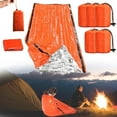 thumbnail image 6 of Sierra Madre Emergency Sleeping Bag,Emergency sleeping bags for survival,84"x36", Tiny Portable Thermal Waterproof Bivy Sack Blanket,Waterproof Thermal Bivy Sack for Camping, Hiking, Outdoor, 6 of 6