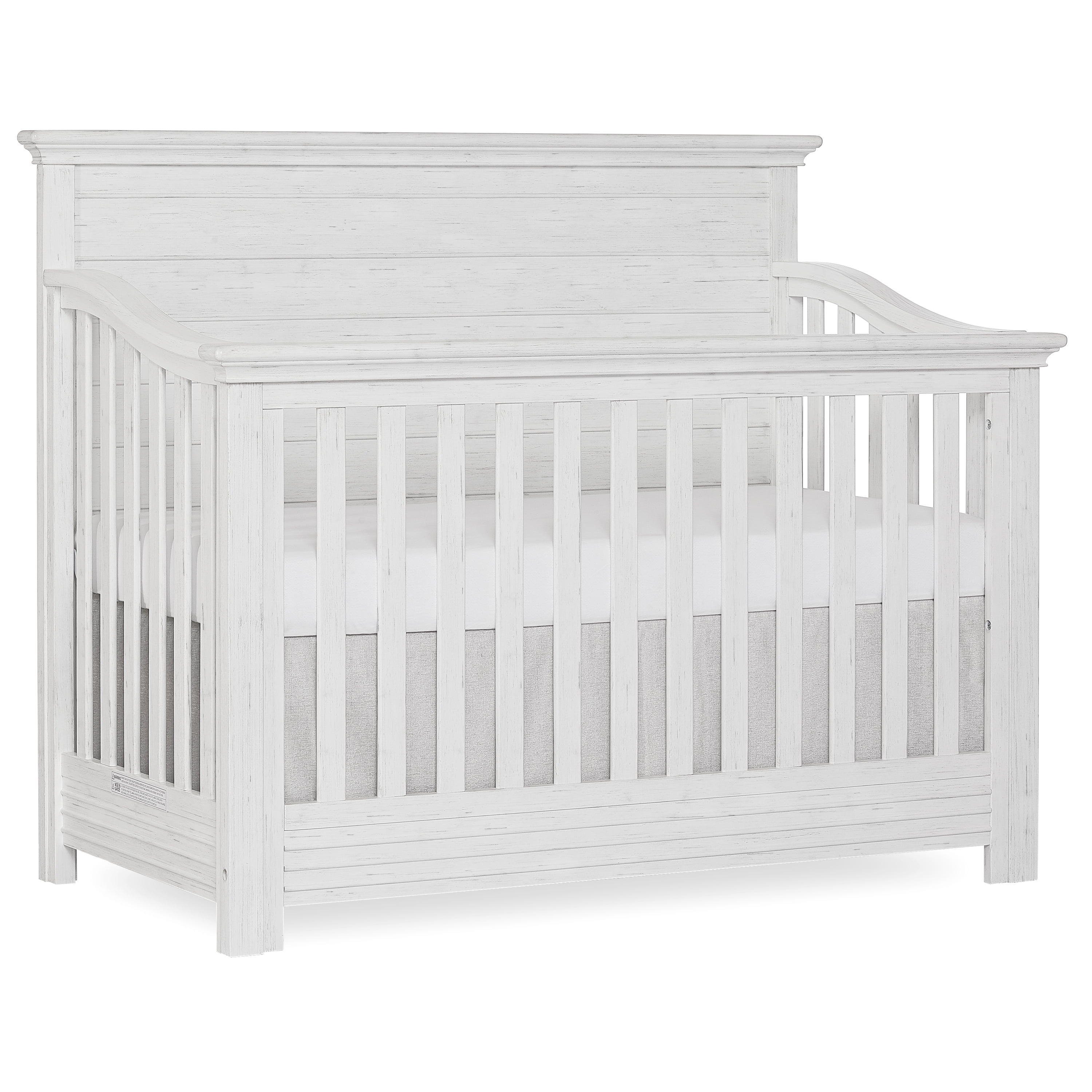 Babyletto Crib Evolur Waverly 5-in-1 Convertible Crib Rustic Grey