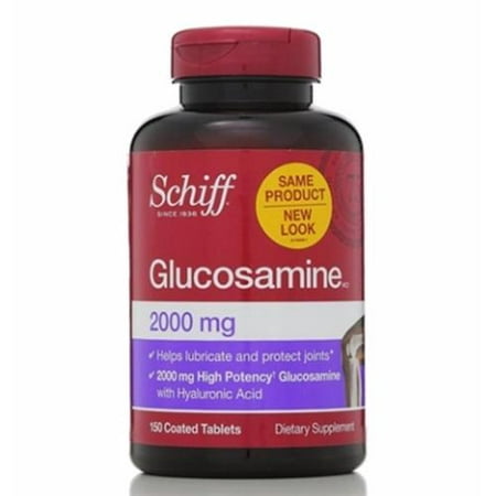 Schiff Glucosamine 2000 mg comprimés enrobés 150 bis (Paquet de 4)