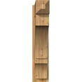 thumbnail image 2 of Ekena Millwork 8"W x 30"D x 38"H Balboa Rough Sawn Craftsman Outlooker, Western Red Cedar, 2 of 4