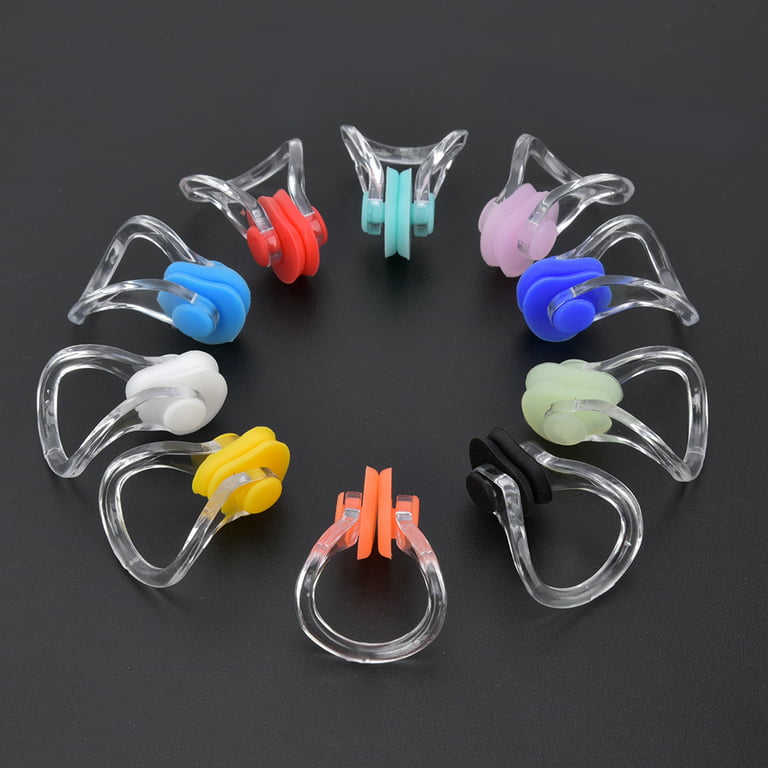 DAPIN 8-Pack Nose Clips Swimming Reusable Nose Protector Waterproof  Silicone Nose Plug Swimming Nose Clip Adult for Adults and Children