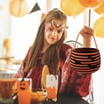 thumbnail image 6 of CHERISHGARD Set of 2 4L Halloween Cute Cotton Rope Baskets for Kids ,5.9 in*5.9 in*5.9 in ,Halloween Party Baskets for Candy,Toys, 6 of 7