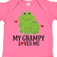 thumbnail image 4 of Inktastic My Grampy Loves Me Frog Boys Baby Bodysuit, 4 of 5