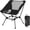 Black, variant on Ultralight Folding Camping Chair  Heavy Duty Portable Compact For Outdoor Camp Travel Beach Picnic Festival Hiking Lightweight Backpacking (black)