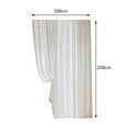 thumbnail image 2 of Elegant Panels Rustic Drapes Drapery Door Curtain Lightweight Curtain Panels for, 2 of 5