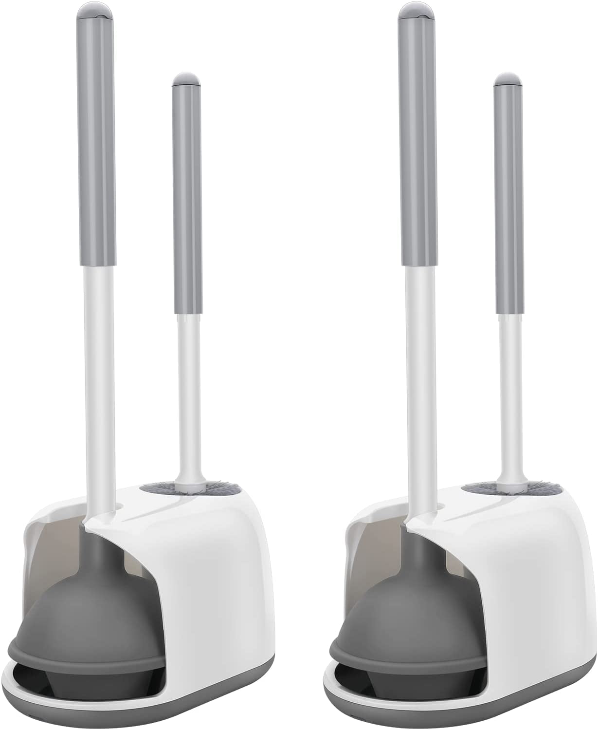 InnOrca Toilet Brush and Plunger Set, Toilet Plungers for Bathroom