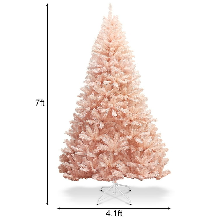7ft pink sales christmas tree