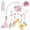 PINK, variant on Mobile Toy with Music and Lights, Baby Mobiles with Remote Control for Bassinets Toys Girls Boys,Portable Animal Play