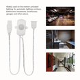 thumbnail image 4 of HLONK 1pc USB- Mini PIR Motion Sensor Switch  Auto On/Off with Smart Timer  Plug & Play Motion Detector for //Alarm  USB- (Phone//Adapter)  Low Voltage <36V  Easy Install (No Wiring Chang, 4 of 6