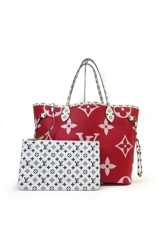 Pre-Owned LOUIS VUITTON Giant Monogram Neverfull MM M44567 Tote Bag Shoulder Multicolor
