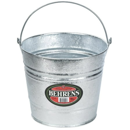 Behrens 8 Qt. Hot-Dipped Steel Pail 1208 1208 624337