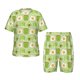 thumbnail image 1 of Fotbe Avocado And Toast Pijama Estampada de 2 Piezas para Niños – Ropa de Dormir de Manga Corta Cómoda para Niños y Niñas, Camiseta y Shorts de Algodón-4X-Large, 1 of 6
