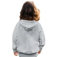 thumbnail image 4 of Abcomgle Kids Halloween Hoodies Girls Funny Pumpkin Face Graphic Sweatshirts with Hooded Oversized Long Sleeve Pullover Sweatshirts with Pocket Winter Clothes for Tween Girls,3-4 Years, 4 of 6
