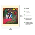 thumbnail image 2 of Villa R - Vintage Abstract Art by Paul Klee c.1919 - Fine Art Matte Paper Print (Unframed) 16x20in, 2 of 4