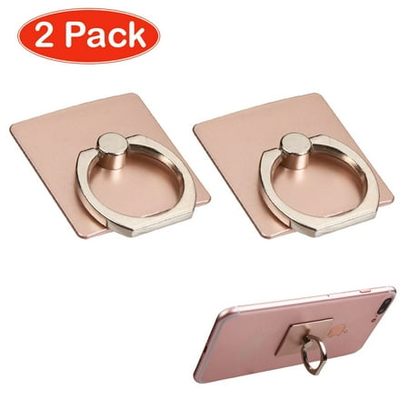 Xs Grip - MyBat 2-Pack Rose Gold 360 Finger Metal Grip Adhesive Ring Stand for Cell Phone iPhone XS XR X 8plus 7 6s Samsung Galaxy S9 S9+ S8 S8+ J7 J3 Note 9 ZTE Zmax Pro Majesty Max XL Huawei Ascend XT2 XT