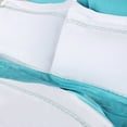 thumbnail image 5 of Superior Egyptian Cotton Embroidered Duvet Cover Set, King/ Cal King, Blue, 5 of 7