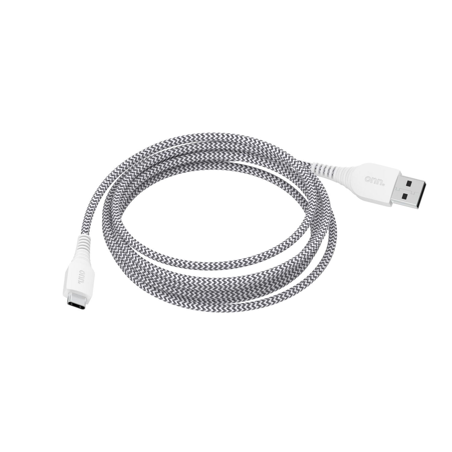 Câble USB tressé à haut débit certifié USB-C vers USB de 1,8 m/6 pi de Onn.