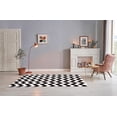 thumbnail image 2 of Tapete Decorativo Chevron B&W 120 x 180 cm - Saffron Looms, 2 of 5
