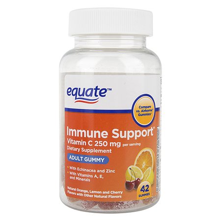 support immune gummies equate adult vitamin count mg supplement walmart