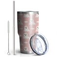 thumbnail image 2 of 30oz Cute Ghost Halloween Pattern Tumblers Stainless Steel Tumbler with Lid and Straw,Vacuum Insulated Double Wall Travel Tumbler Cups Mug with Cleaning Brush for Coffee,Tea, 2 of 7