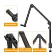 thumbnail image 4 of Microphone Boom Arm Stand Heavy Duty Adjustable DSLR Camera Smartphone Microphone Stand Mount ,Photographic Equipment, 4 of 7