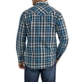 thumbnail image 3 of Wrangler® Men's and Big Men's Regular Fit Long Sleeve Western Shirt, Sizes S-5XL, 3 of 3