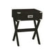 thumbnail image 1 of Mesa auxiliar cuadrada de madera con 1 cajón de Table Acme Babs, color negro, 1 of 6