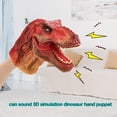 thumbnail image 4 of Guantes de Vinilo de Marionetas de Mano para Adultos en Edad Preescor, Y Rojo CUTICAT dinosaurio de simulación, 4 of 8