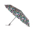 thumbnail image 1 of totes Auto Open/Close Windproof Ultimate Compact Umbrella - 8752 - Black Electric Floral Y17, 1 of 1