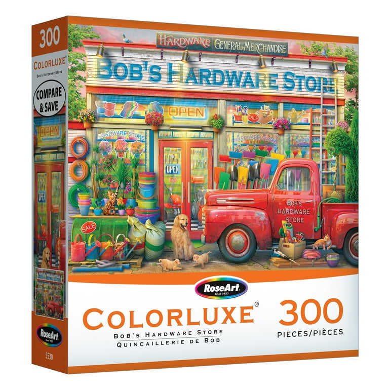 RoseArt Colorluxe 300-Piece Bob's Hardware Store Adult Interlocking Puzzle  - Walmart.com