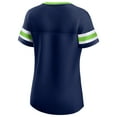 thumbnail image 3 of Women's Fanatics College Navy Seattle Seahawks Original State Lace-Up T-Shirt, 3 of 3